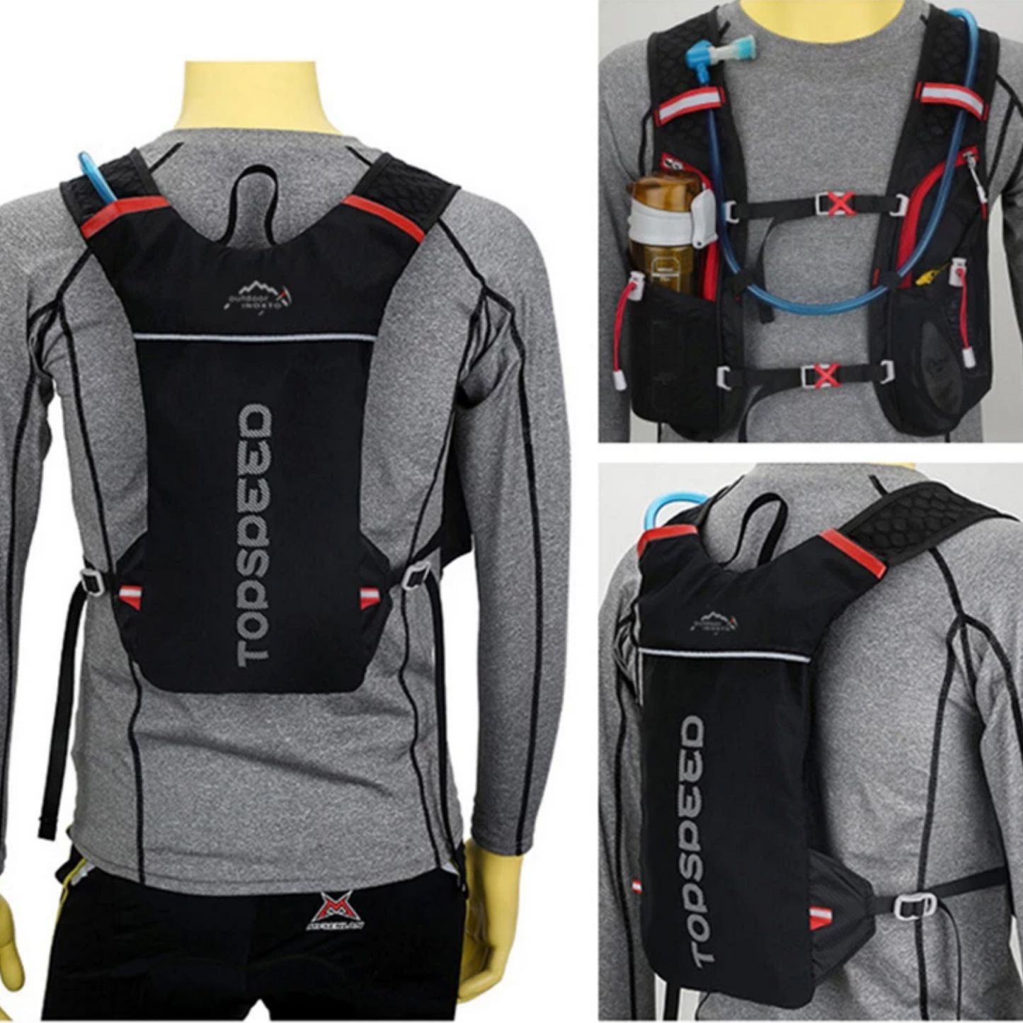 Breathable Hydration Running Water Vest Pack