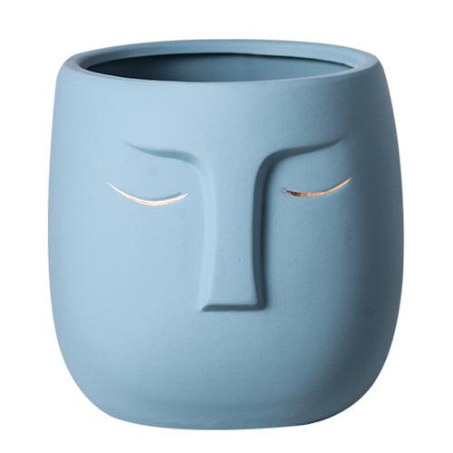 Ceramic Zen Face Living Room Vase