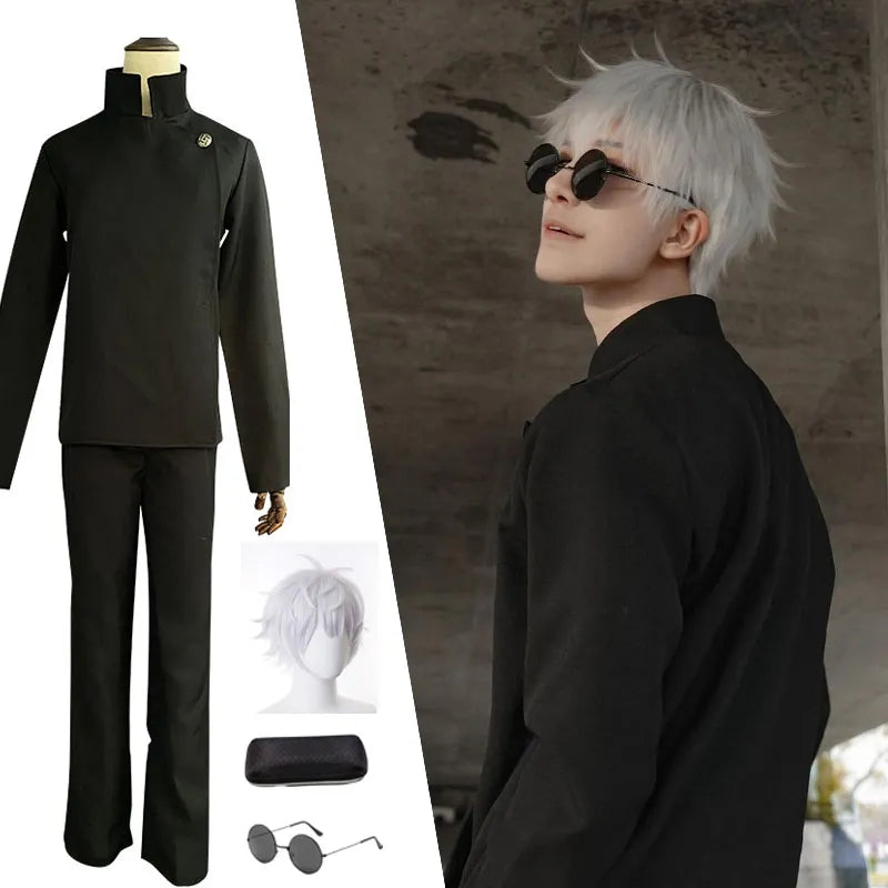 Anime Jujutsu Kaisen Gojo Satoru Cosplay Costume