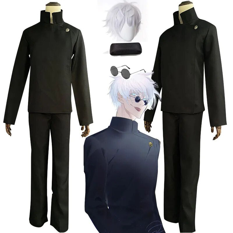 Anime Jujutsu Kaisen Gojo Satoru Cosplay Costume