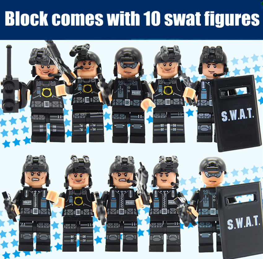 SWAT Team Building Blocks Set