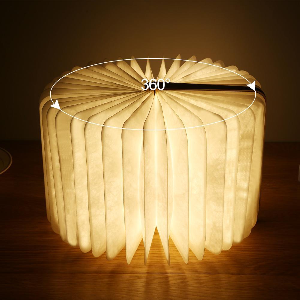 Foldable Accordion Book Lamp