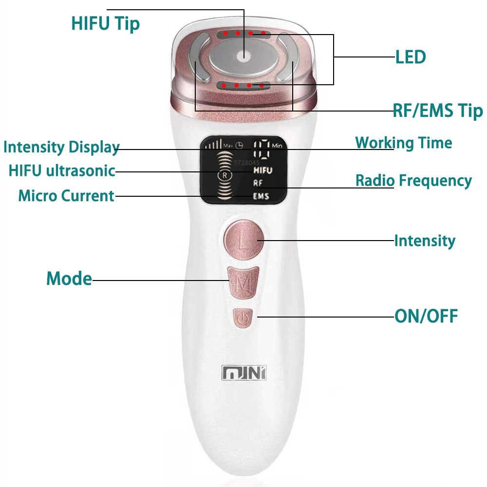 Ultrasonic Collagen Booster Anti-Aging Hifu Machine