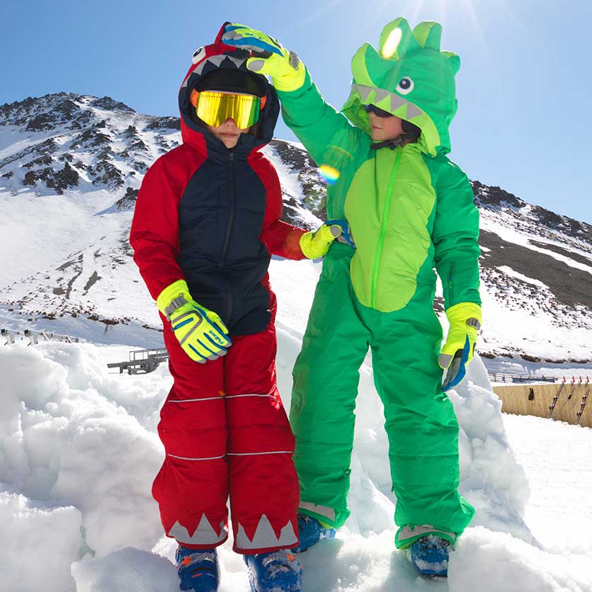 Children's Animal Waterproof One-Piece Snowsuit