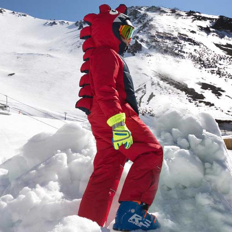 Children's Animal Waterproof One-Piece Snowsuit