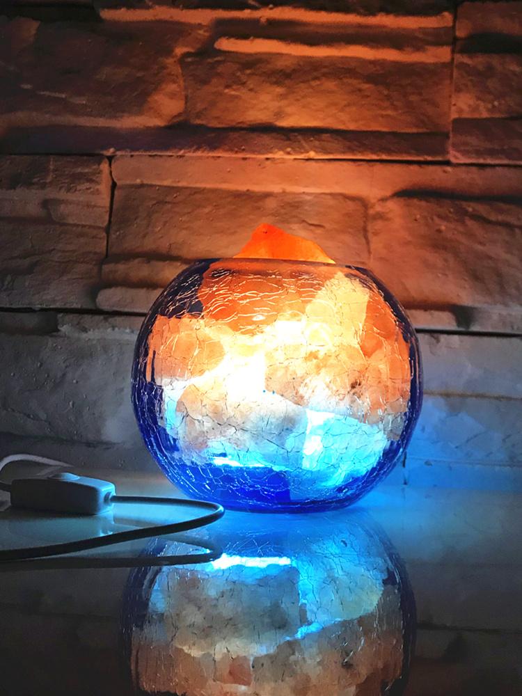 Ice and Fire Himalayan Salt Lamp