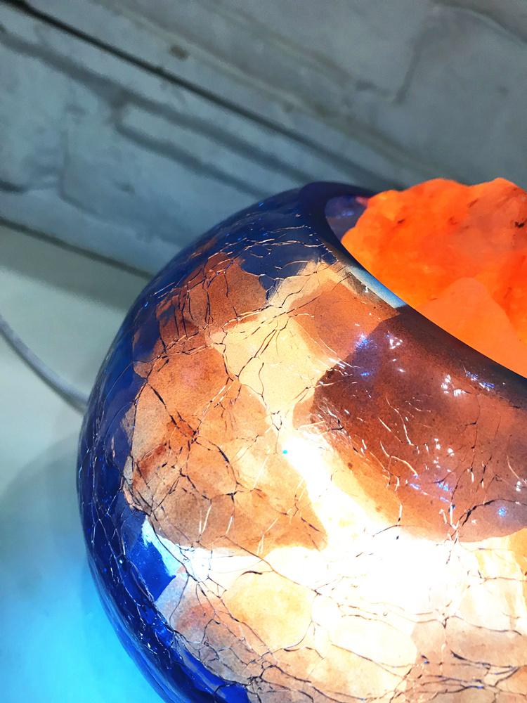 Ice and Fire Himalayan Salt Lamp