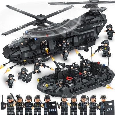 SWAT Team Building Blocks Set
