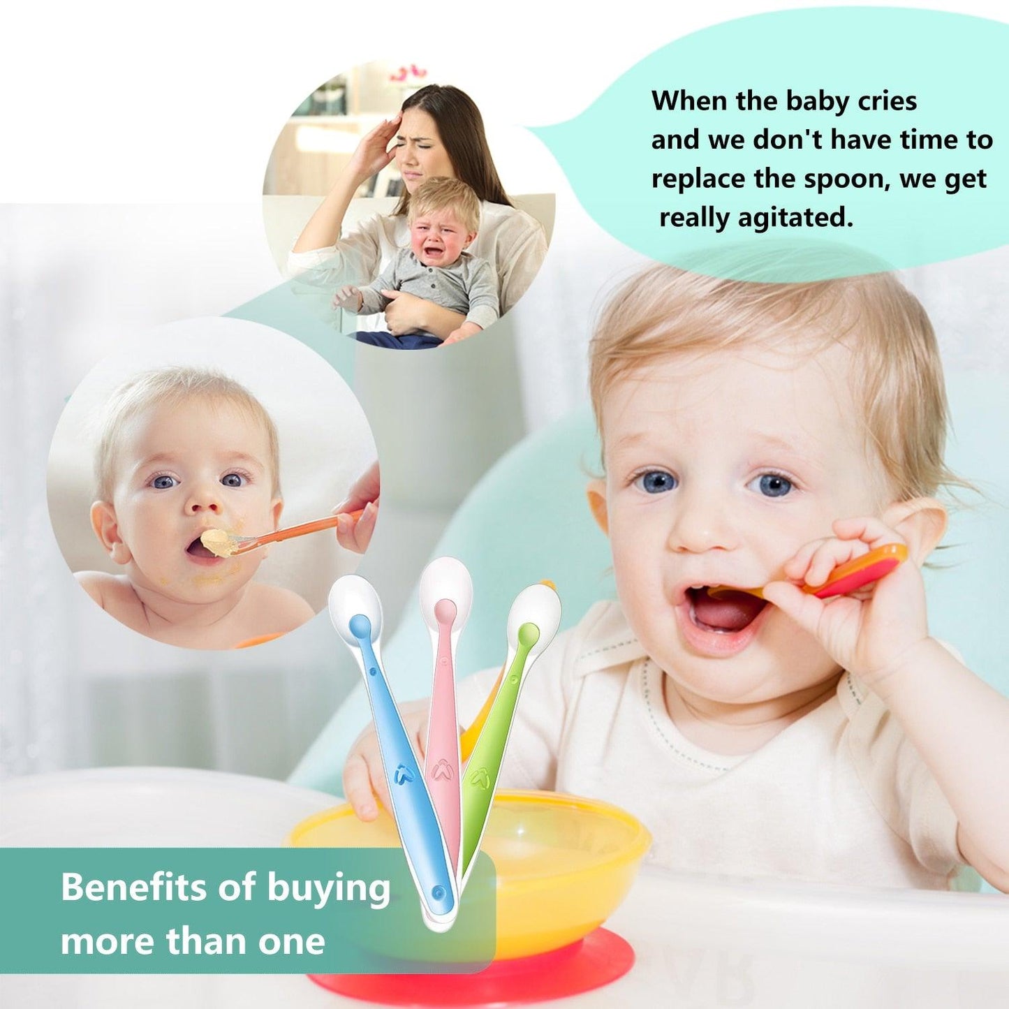 Premium Baby Soft Silicone Spoon