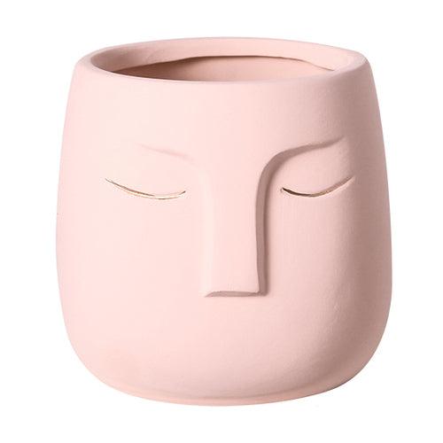 Ceramic Zen Face Living Room Vase