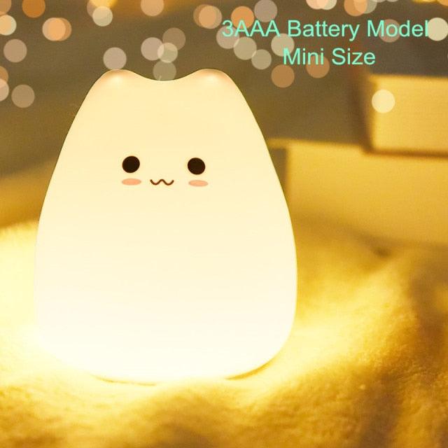 Kawaii Baby Cat Night Lamp