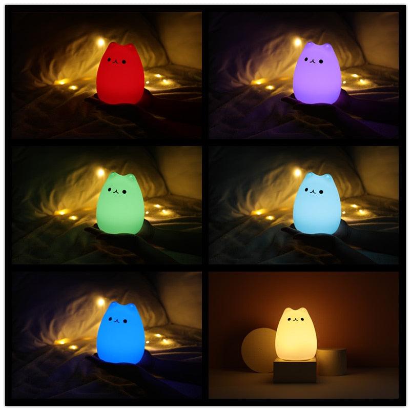 Kawaii Baby Cat Night Lamp