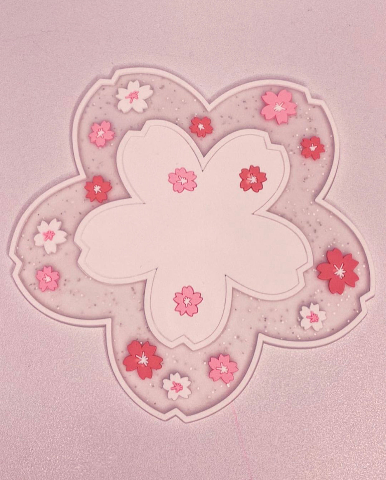 Kawaii Coaster Sakura Flowers Cup Mat