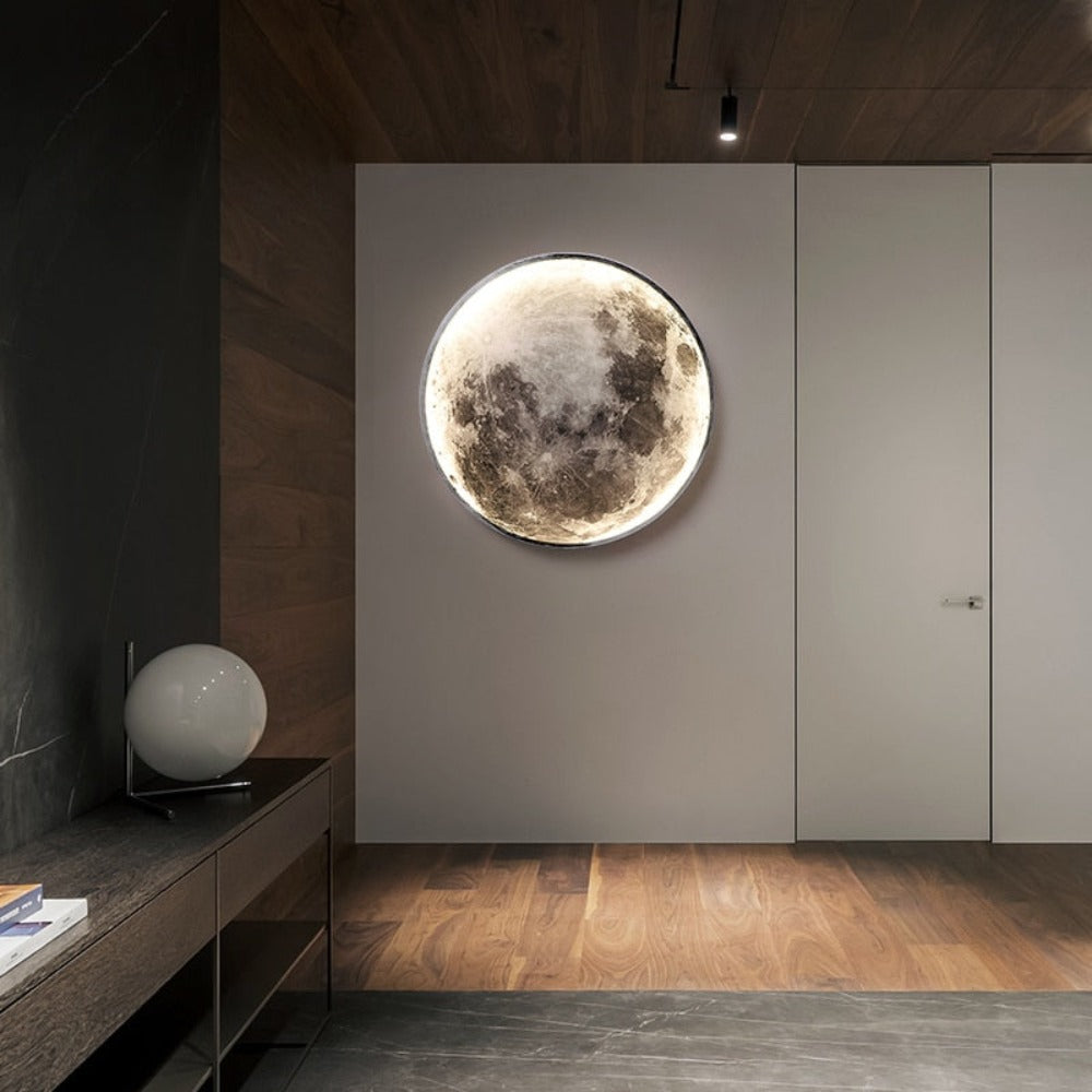 3D LED Moon Ceiling Wall Lamp