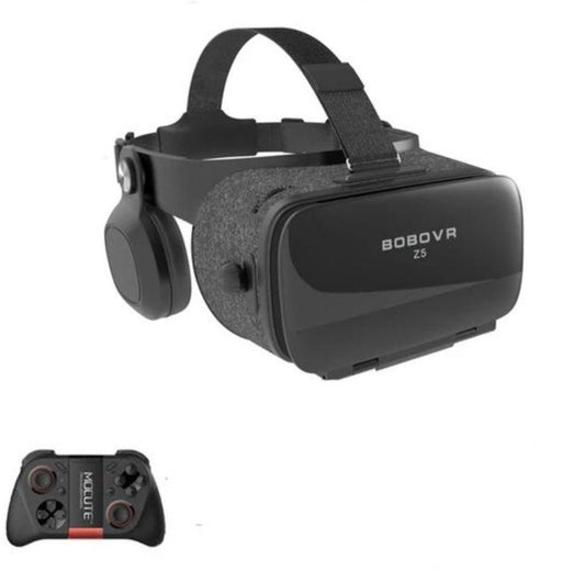 VR Gaming 3D Stereo Headset with Bluetooth Controller