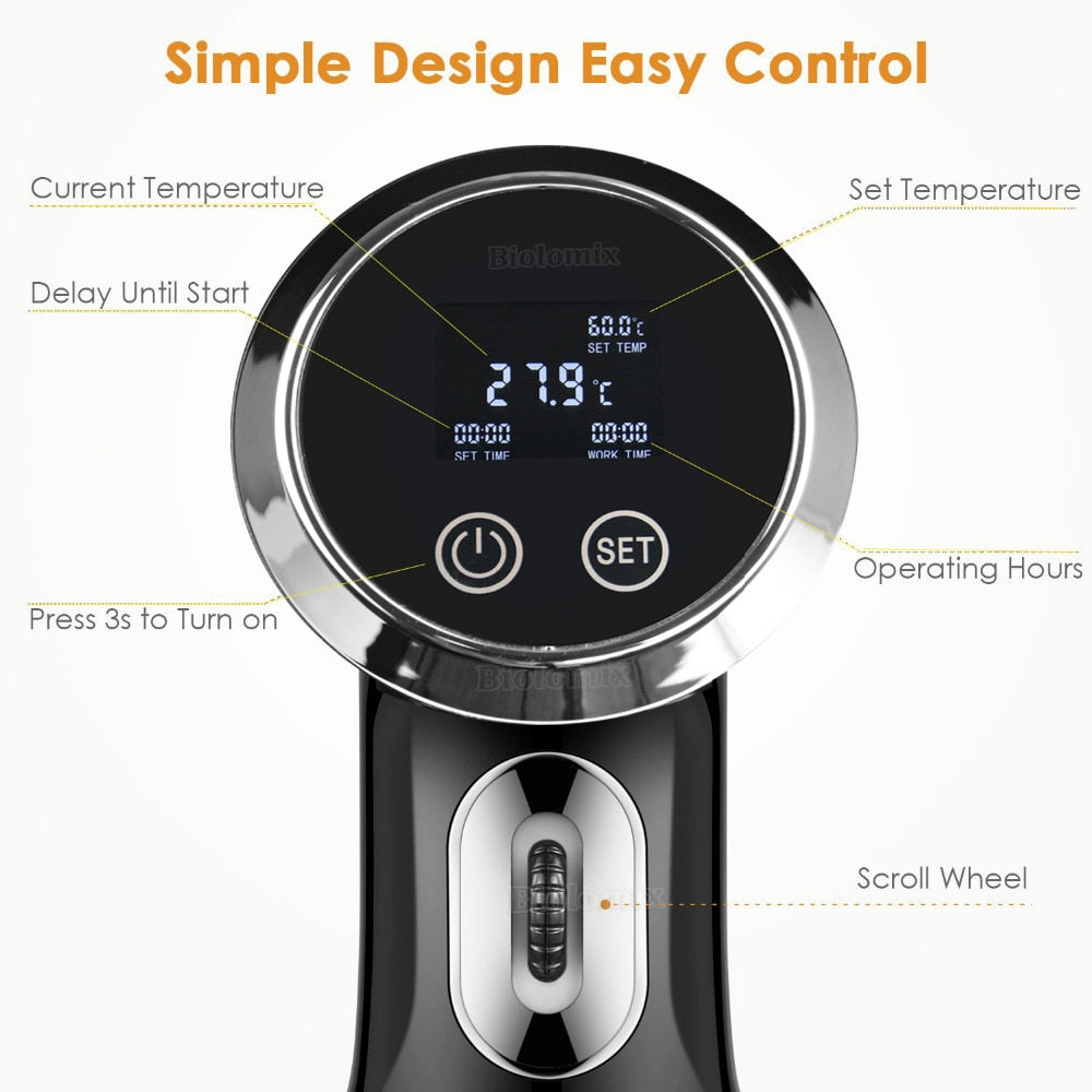 Suvee Sous Vide Machine Immersion Precision Cooker - Yakudatsu