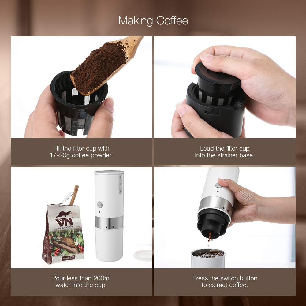 Portable Electric Coffee Maker - Yakudatsu