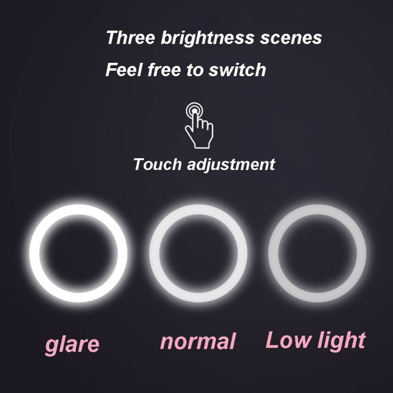 LED Makeup Mirror Wireless Charging - Yakudatsu