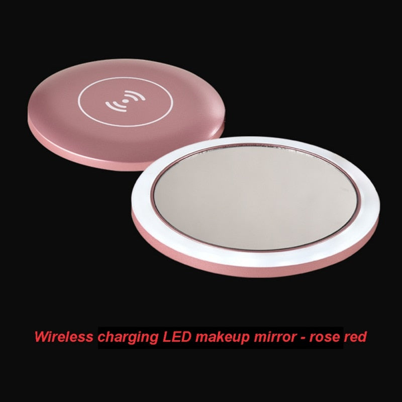 LED Makeup Mirror Wireless Charging - Yakudatsu