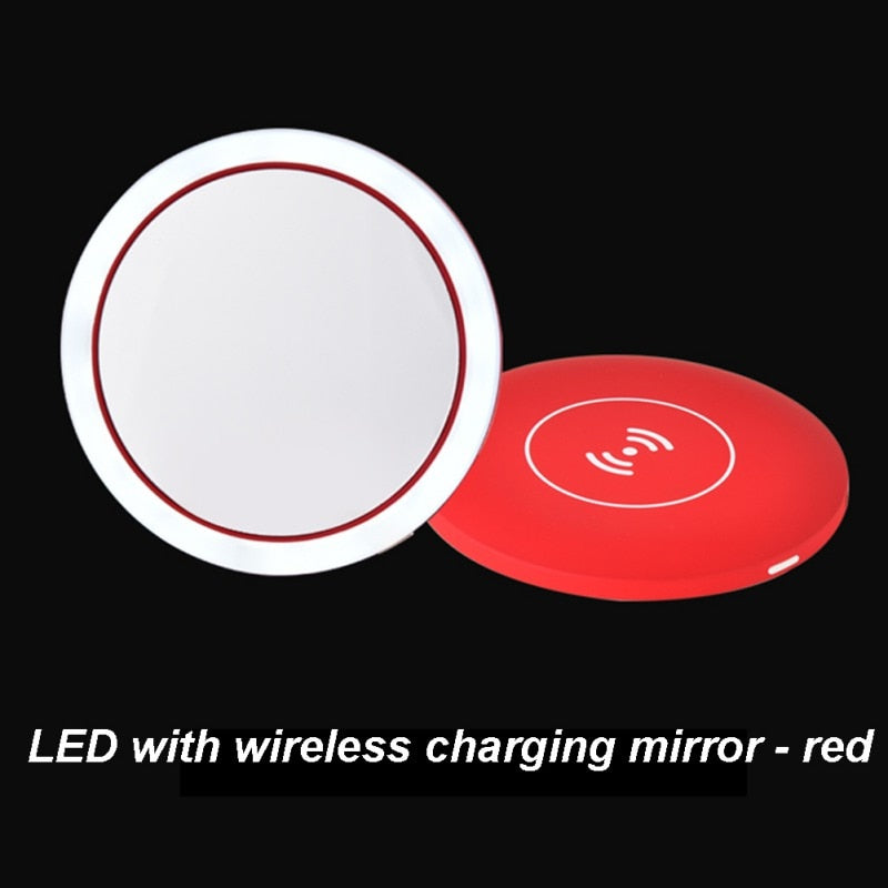 LED Makeup Mirror Wireless Charging - Yakudatsu