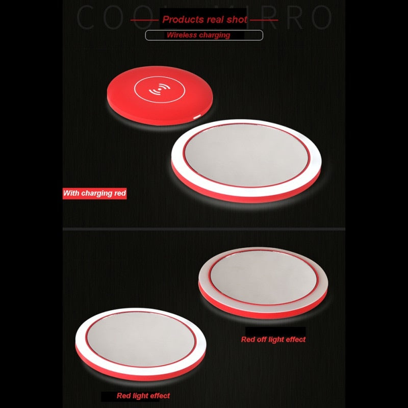 LED Makeup Mirror Wireless Charging - Yakudatsu