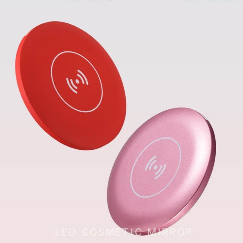 LED Makeup Mirror Wireless Charging - Yakudatsu