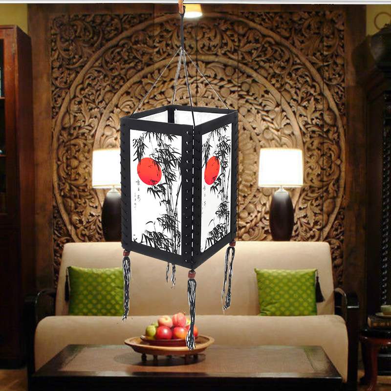 Asian Oriental Lamp Shades - Yakudatsu