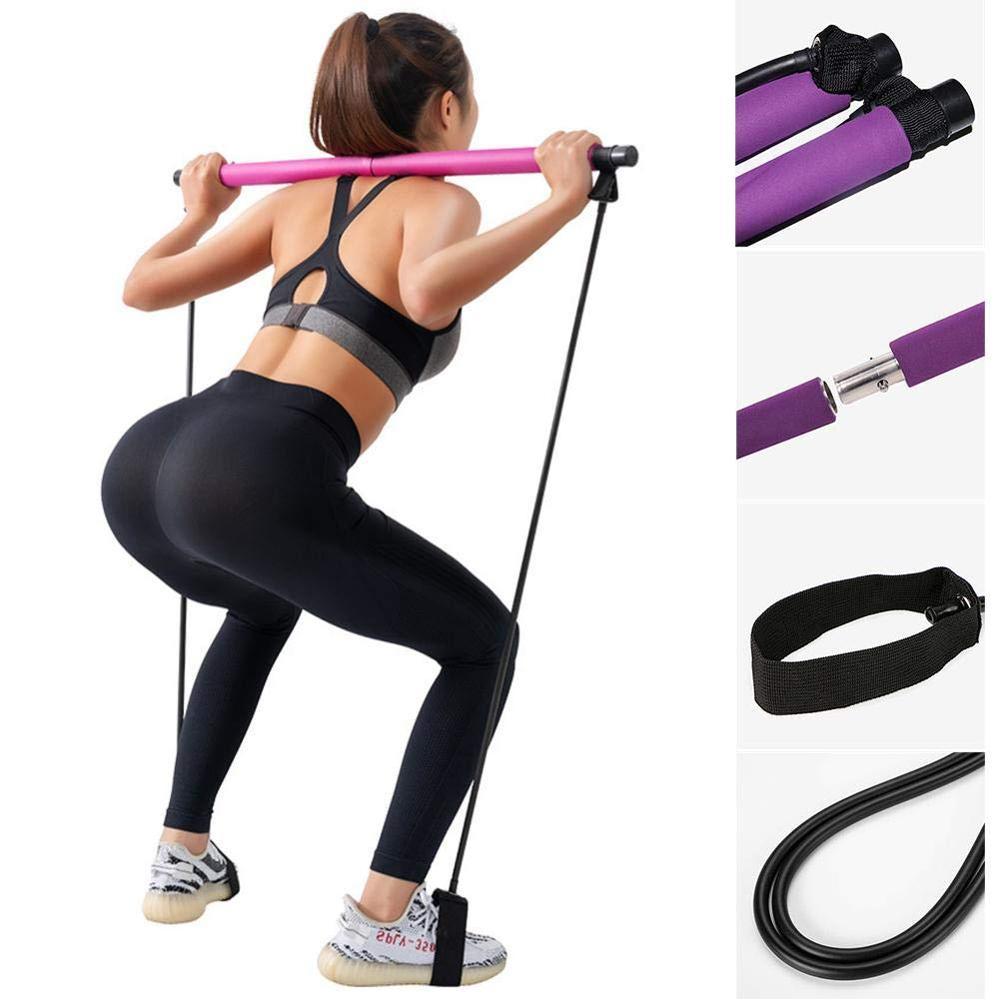 Resistance Exercise Glute Stretch Yoga Stick Band - Yakudatsu