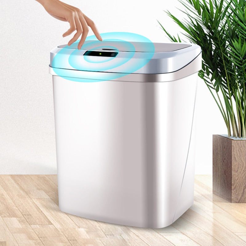 15L Automatic Motion Sensor Touchless Trash Can - Yakudatsu