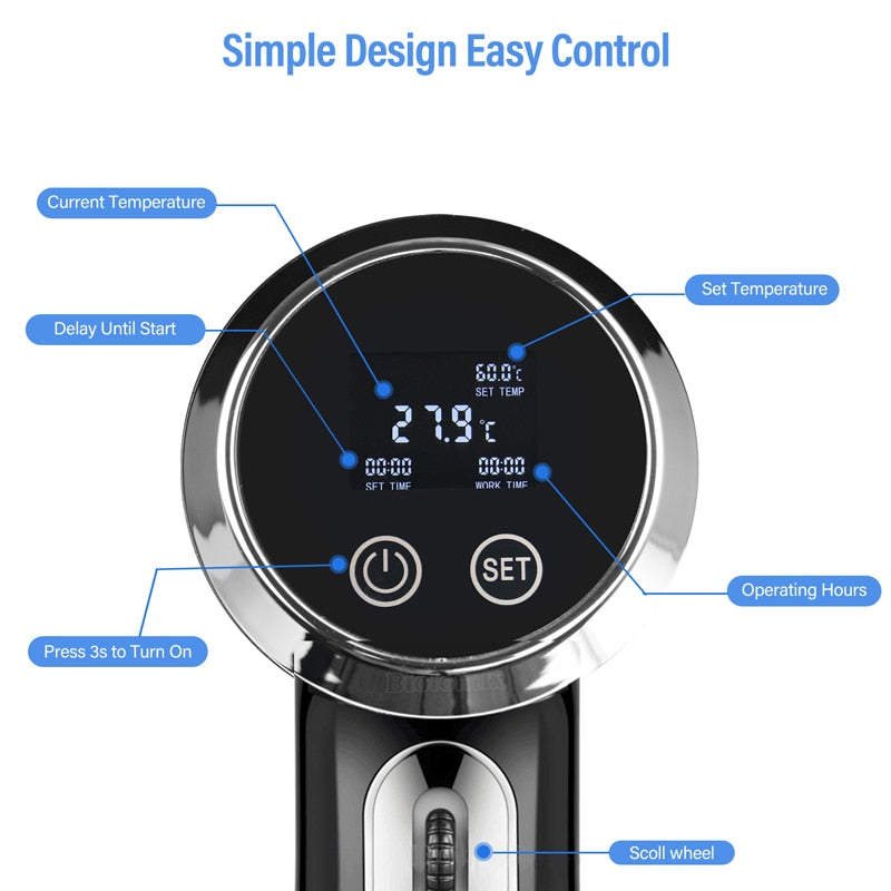 Suvee Sous Vide Machine Immersion Precision Cooker - Yakudatsu