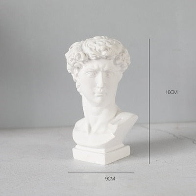 Roman Empire Head Bust Sculpture Planter