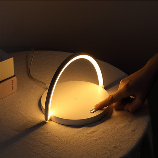 Minimalist Wireless Night Lamp Charging Pad - Yakudatsu