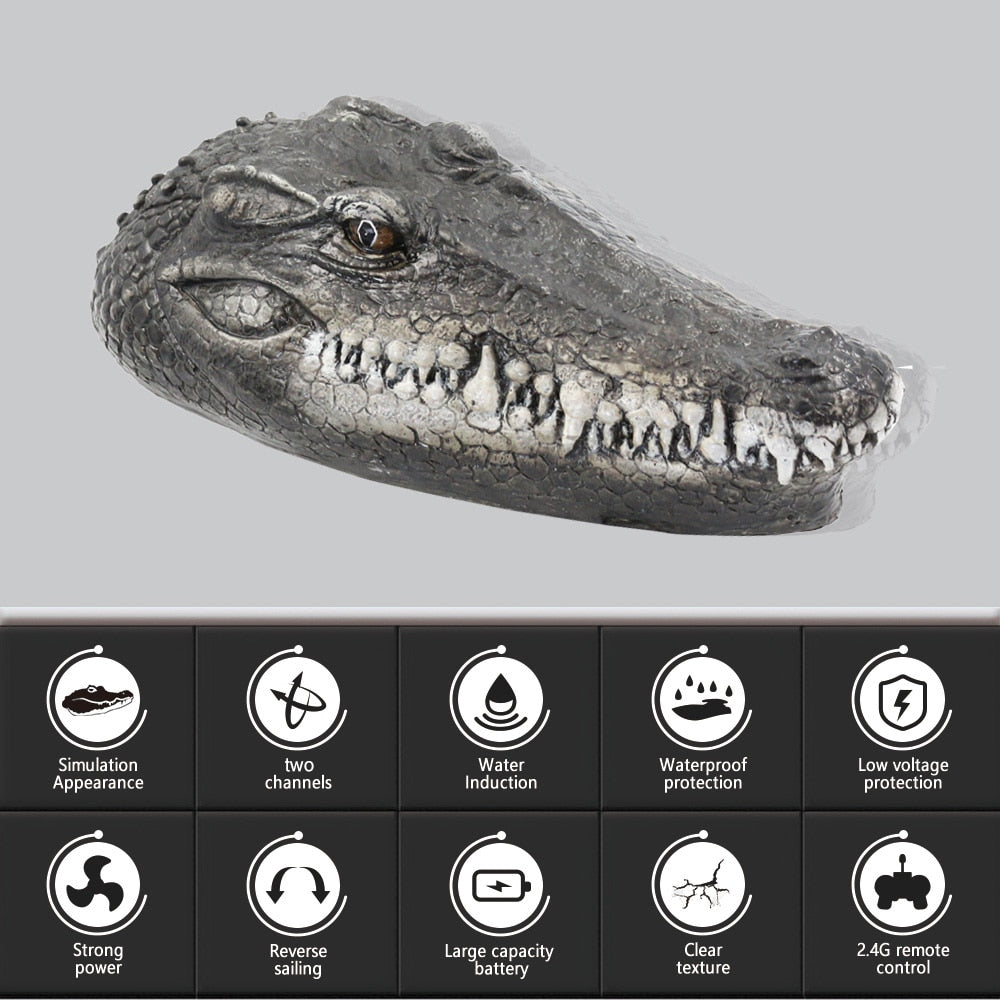 Remote Control Crocodile Head RC Boat - Yakudatsu