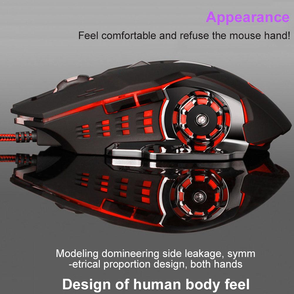 Ergonomic Computer Gaming Wired Mouse - Yakudatsu