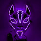 LED Japanese Fox Light Up Masquerade Halloween Party - Yakudatsu