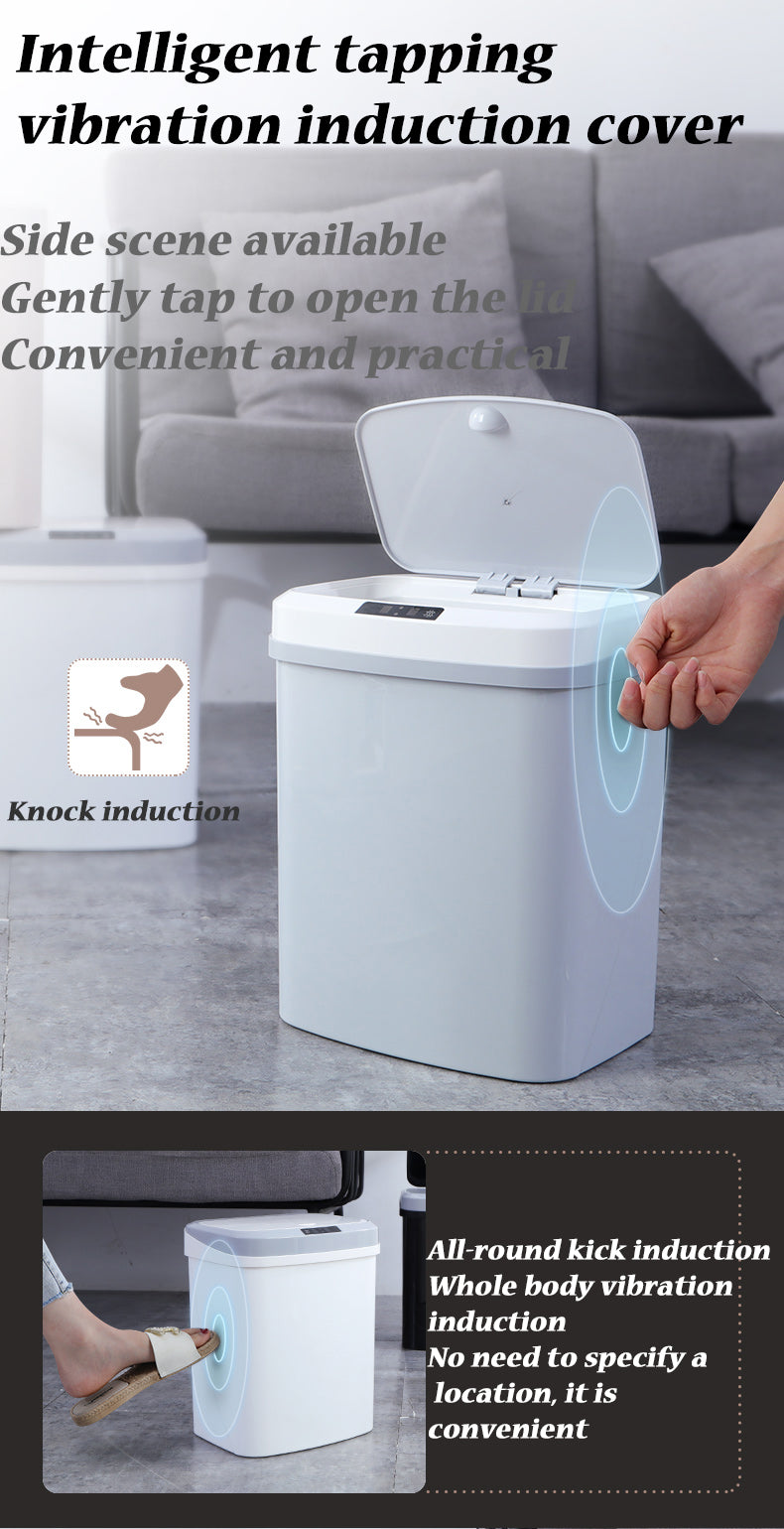 15L Automatic Motion Sensor Touchless Trash Can - Yakudatsu