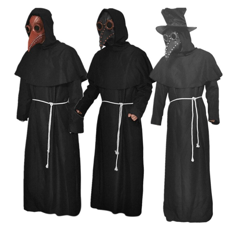 Black Plague Doctor Halloween Costume - Yakudatsu