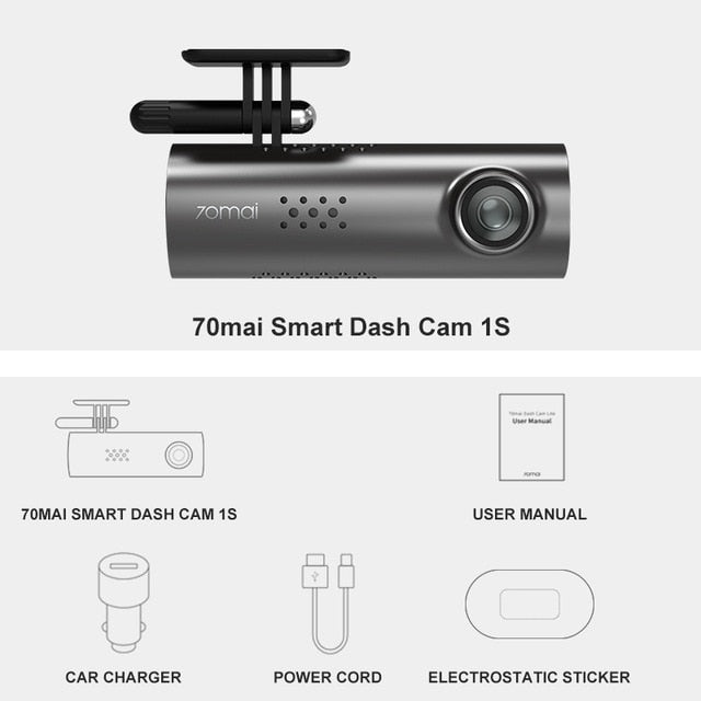 1080P HD Car Dashboard Camera w/ Night Vision - Yakudatsu