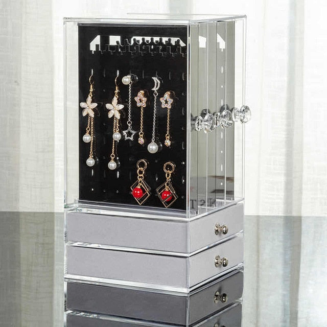 Transparent Jewelry Organiser Box For Women