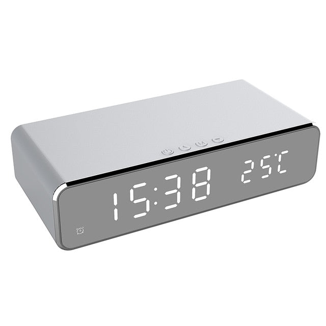 Premium Wireless Charging Alarm Clock