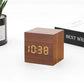 Minimalist LED Cube Alarm Clock