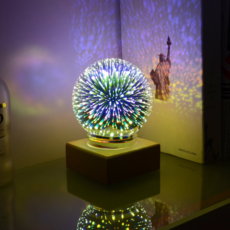 3D Star Night Light Magic Glass Orb