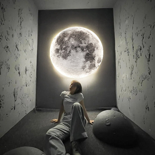 3D LED Moon Ceiling Wall Lamp
