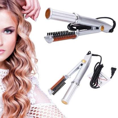 2-Way Hair Straightening And Curling Iron