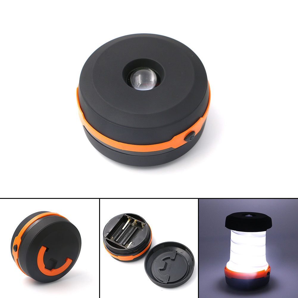 Retractable LED Lantern with Flashlight