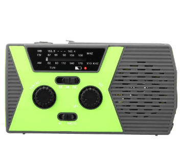 Portable Solar Crank Radio