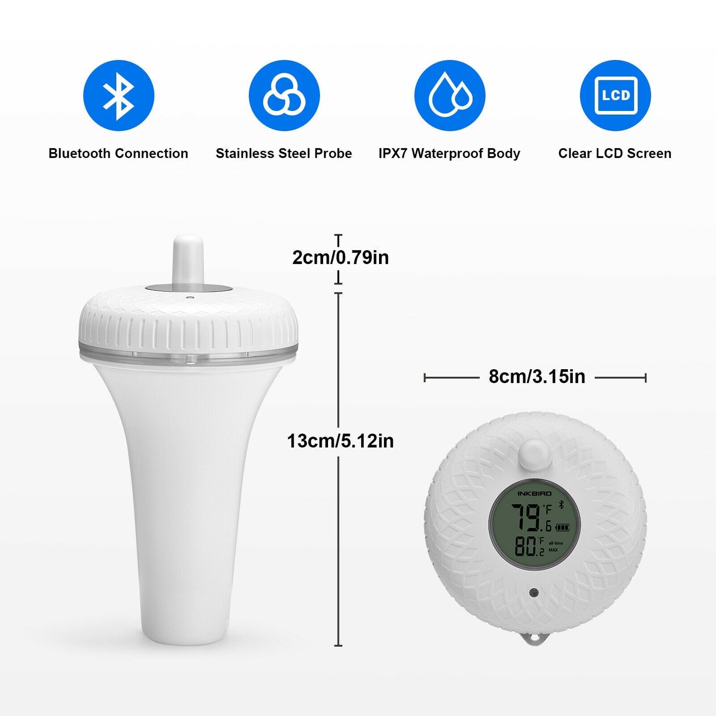 Bluetooth Water Pool Thermometer