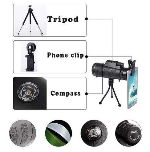 Premium Waterproof 4k Starscope Monocular